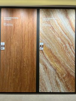 Italian red travertine slab super size style