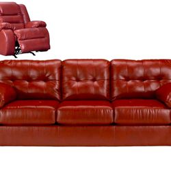 Like New  Sofa and Rocker Recliner, Ashley Furniture's Soft and Comfortable