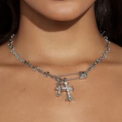 Chrome Inspired Necklace 
