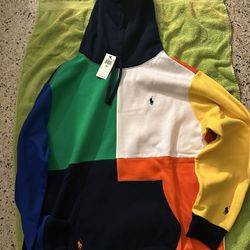 Polo Hooded Sweatshirt Men’s XXL NEW WITH TAGS NEVER WORN
