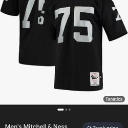 Howie Long Authentic Jersey Raiders 75