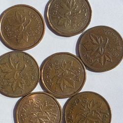 15 CANADIAN COINS DIFFERENT YEARS DON'T KNOW ABOUT COINS 