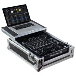 Odyssey FRDJMA9GP DJ Case with Glide Style Laptop Platform for Pioneer DJ DJM-A9 Mixer