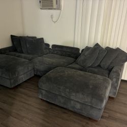 New Sofa Very Fluffy With No Dents, And A New Refrigerator Works Perfectly Both Purchased Not Even A Year Ago. 