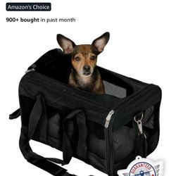 Sherpa Black, small Pet Carrier-NEW