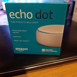 Echo Dot 3gen New Nevr Opened 