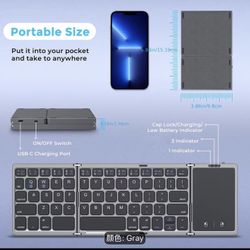 Tri-fold keyboard