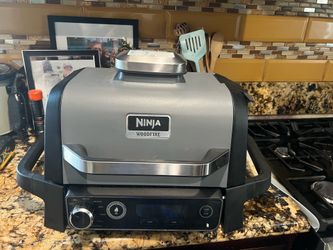 Ninja wood fire outdoor grill smoker