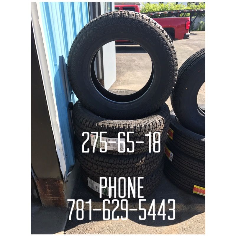 New Tire For Sale p275/65/18 Brand kumho $650 All Four installed