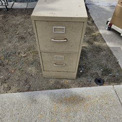2 Drawer File Cabinet - $20