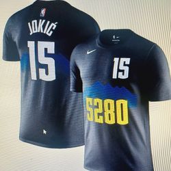 Denver Nuggets PERFORMANCE  SHIRTS  7 Unisex Sizes 
