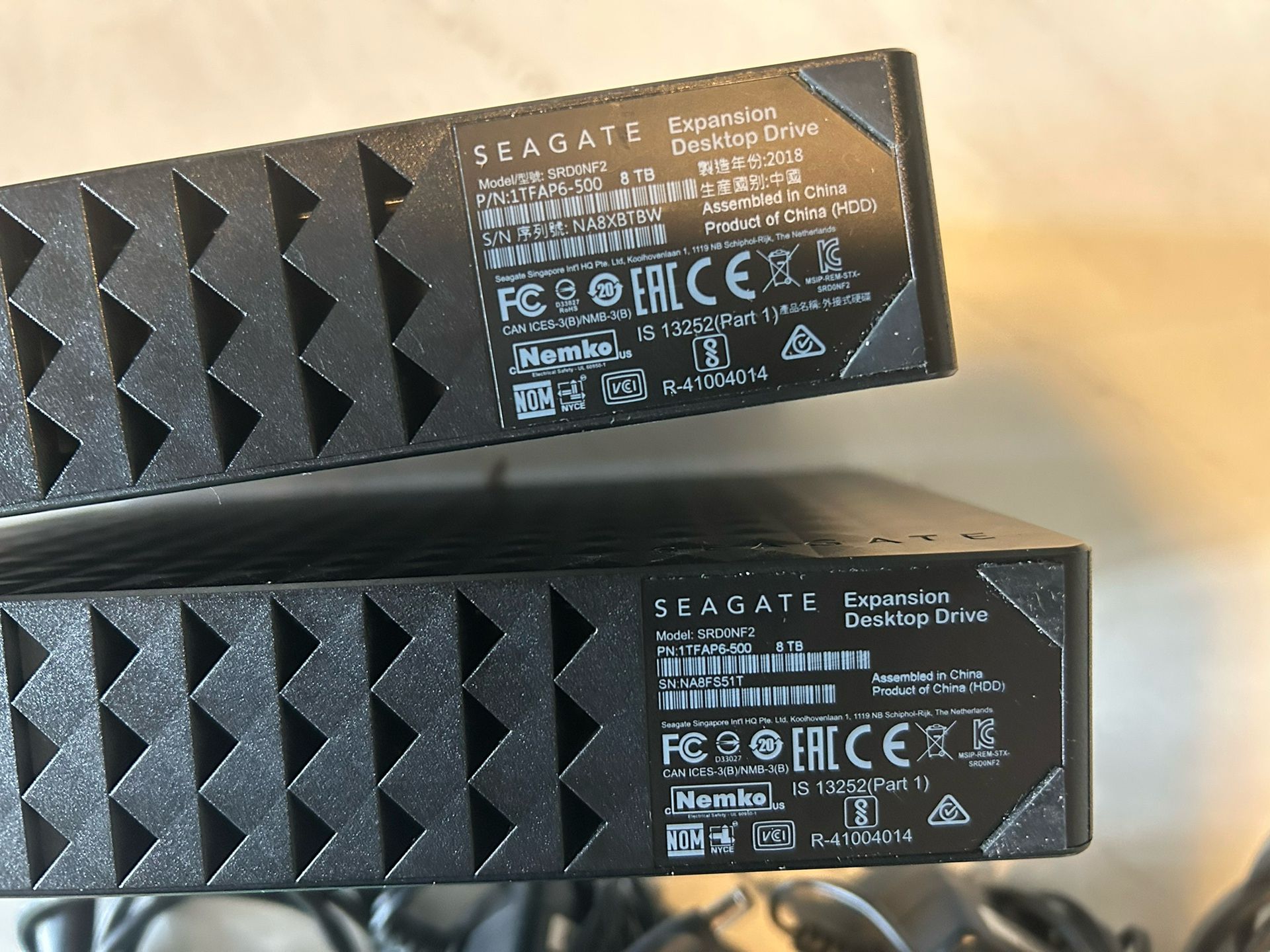 8 TB Seagate Expansion Drives (MINT)