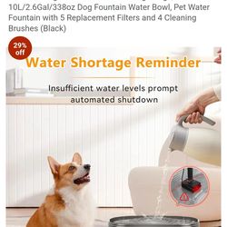Pet water fountain (new In Box Firm On Price No Lower Price
