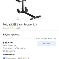 Mohawk Easy Lift  Lawn Mower Lift 