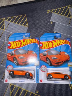 Hot Wheels McLaren F1 Orange Factory Fresh RYU Lot Of 2