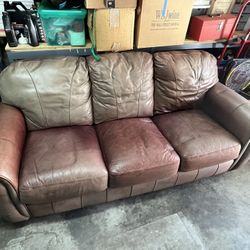Leather Couch- Very Comfortable! 