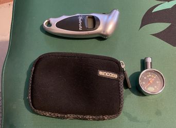 Two air pressure gages & case, work great & great for your car !