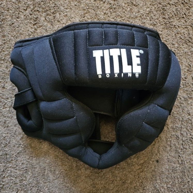 Title Weighted Headgear Neck Strengthening Muscle Build Shadowboxing Size LARGE