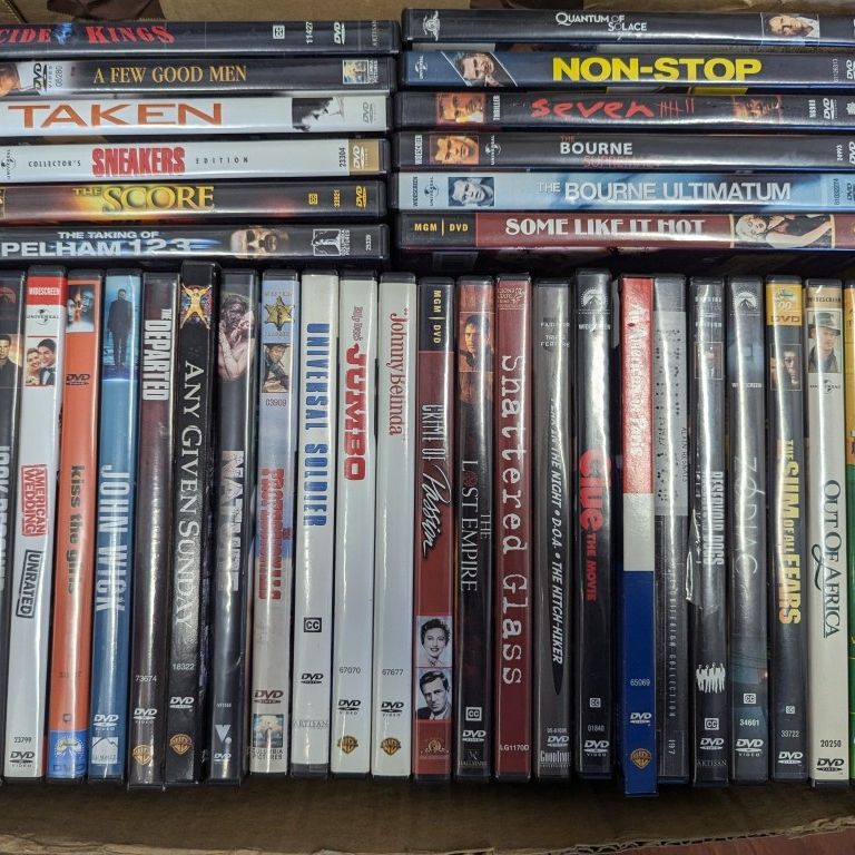 400+ DVD Movies - Action, Comedy, Drama, Etc. ($25 For Everything