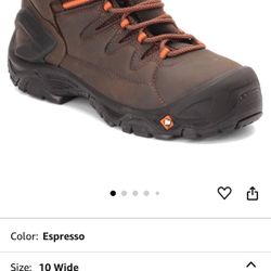 Merrell Men's Strongfield Leather 6" Waterproof Composite Toe Work Boot