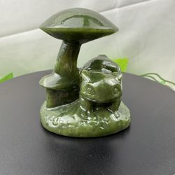 Crystal Jade Bulbasaur and Mushroom