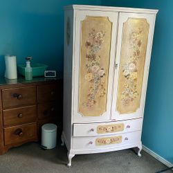 Armoire Hand Painted