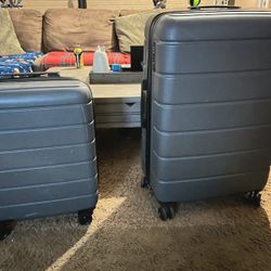 BYMWAY Hardcover Suitcase Set of 2 for Sale 