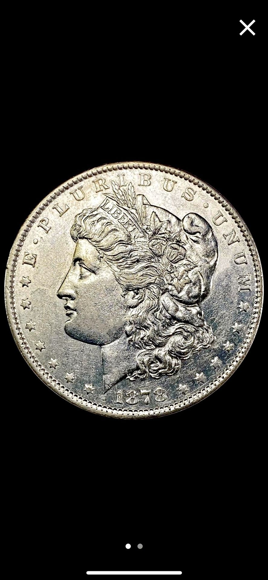 1878 reverse of 79 7TF Morgan silver dollar BU ⭐️GEM⭐️