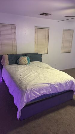 Mattress,box spring and headboard(ENTIRE SET)