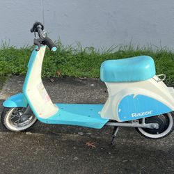 Razor Pocket Mod Petite 12V Electric Scooter - Teal/Turquoise  - No Charger