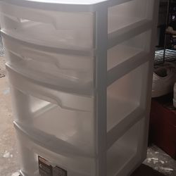 Plastic Organizer on wheels