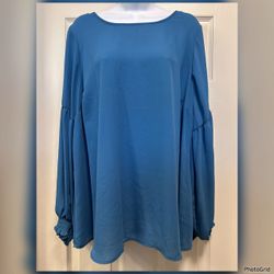 TORRID • Blouson Sleeve Georgette Blouse 1X)