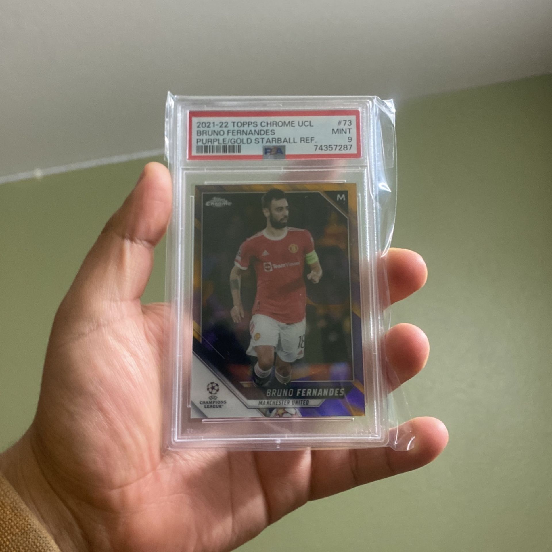 2021-22 Topps Chrome Bruno Fernandes
