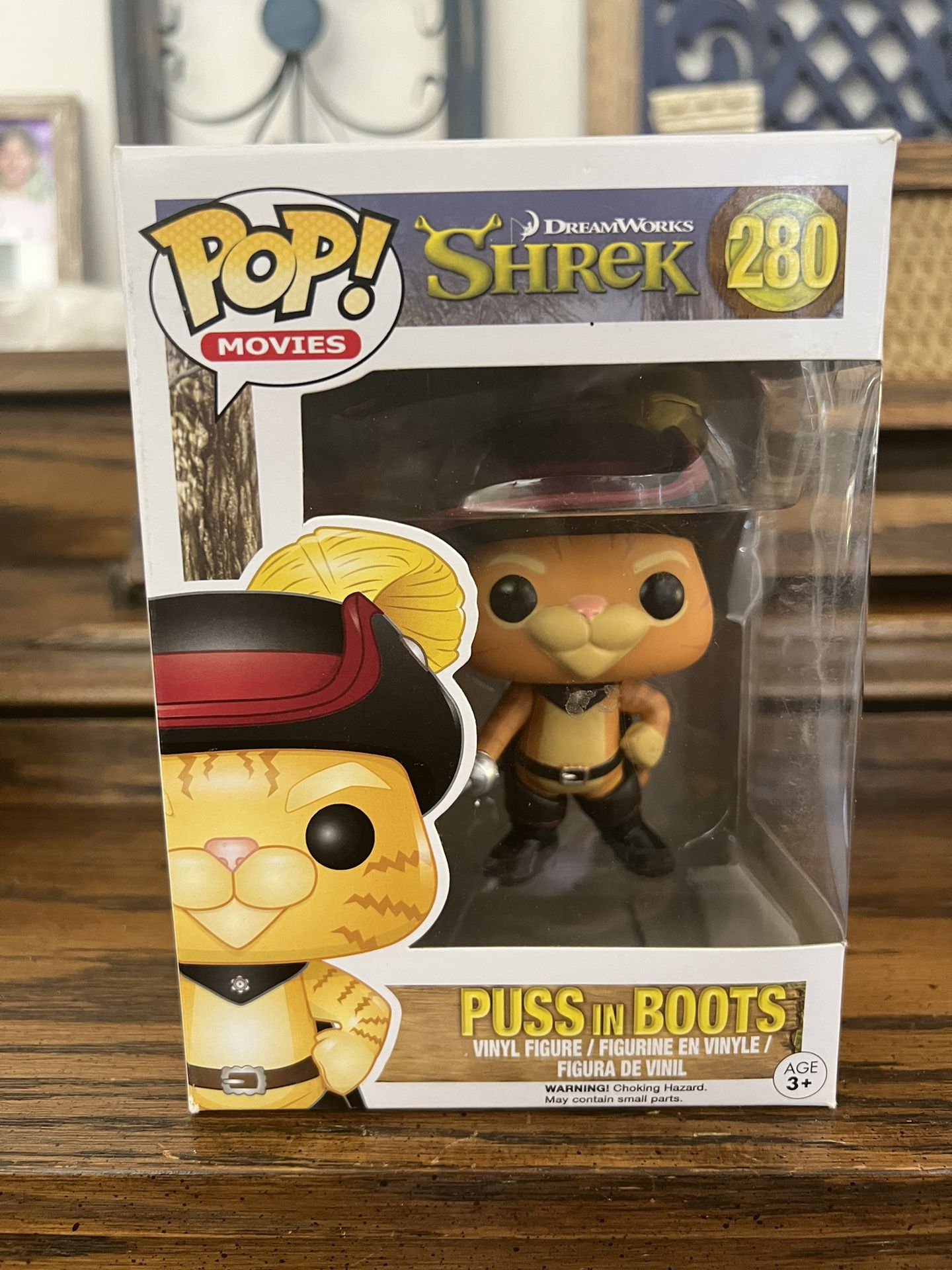Funko Pop Shrek Puss In Boots Shelf Wear