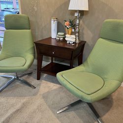 Green Mid Century Modern Chairs