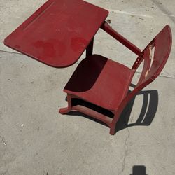 Antique school desk