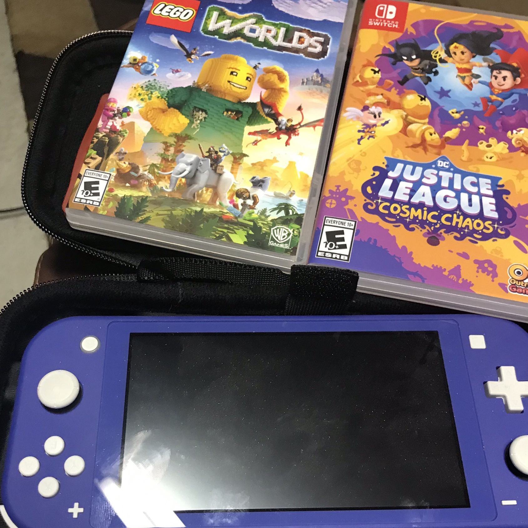 Nintendo Switch Plus Case And 2 Games 