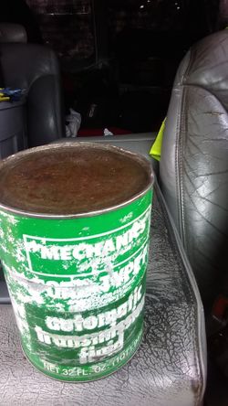 ~*Old full CAN of mechanics brand type F transmission fluid*~