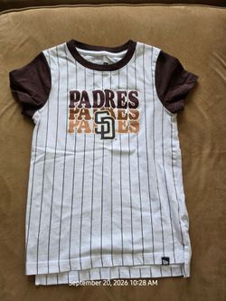 San Diego Padres Kids Pinstripe T-Shirt