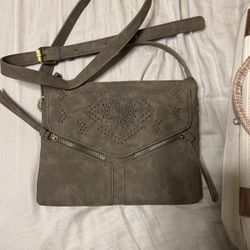 Grayish Brown Purse
