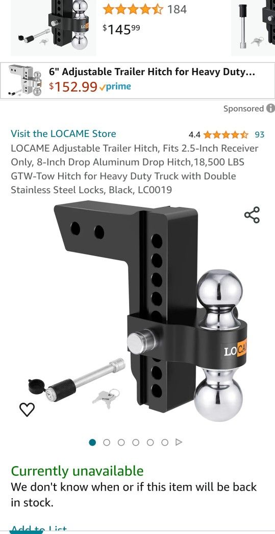 Adjustable Trailer Hitch