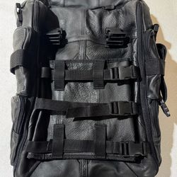 Leather Sissy Bar Bag