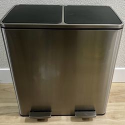 Stainless Steel Kitchen Double Trashcan