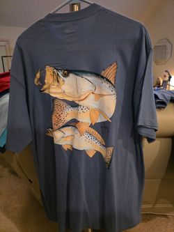 Blue Fish Graphic Short Sleeve T-Shirt