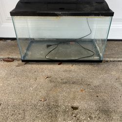 10 Gallon Fish Tank Aquarium With Hood 