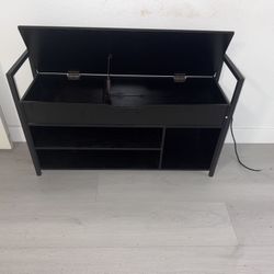 Black Storage Cabinet / Console Table – $35 OBO
