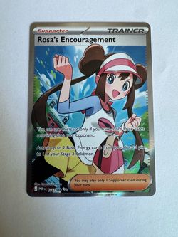 Rosa's Encouragement 114/088 Ultra Rare Trainer Card