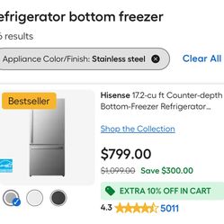 Hisense Refrigerator 