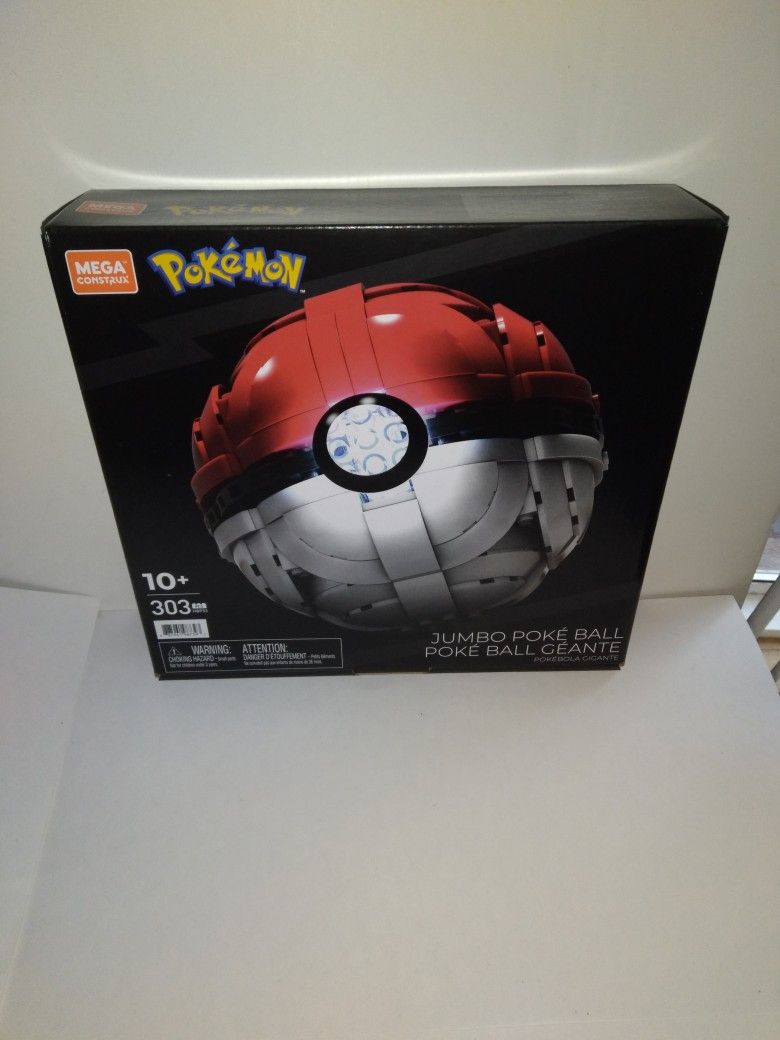 Mega Construx Pokemon 303pc Jumbo Poke Ball