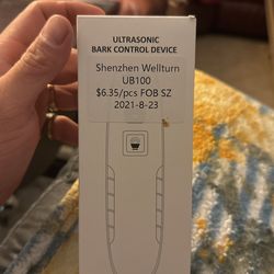 ultra sonic bark control devise